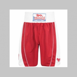 Lonsdale široké zápasové boxerské trenýrky - kraťasy materiál 100%polyester, farba: červená - posledné kusy!!!